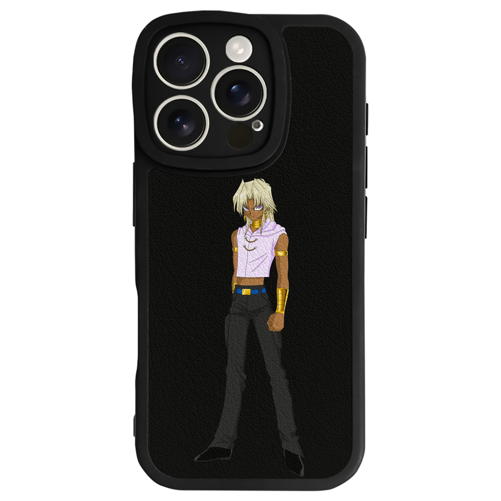 遊☆戯☆王 Yu-Gi-Oh! 【iPhone 16シリーズ対応】シリコンスマホケース（レザー調） 材質：シリコン